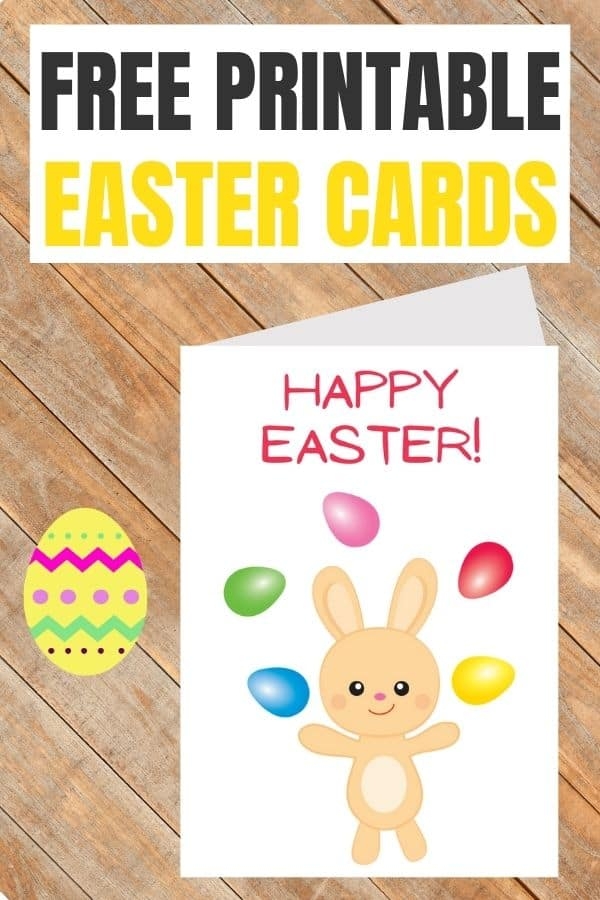 easter card template free printable