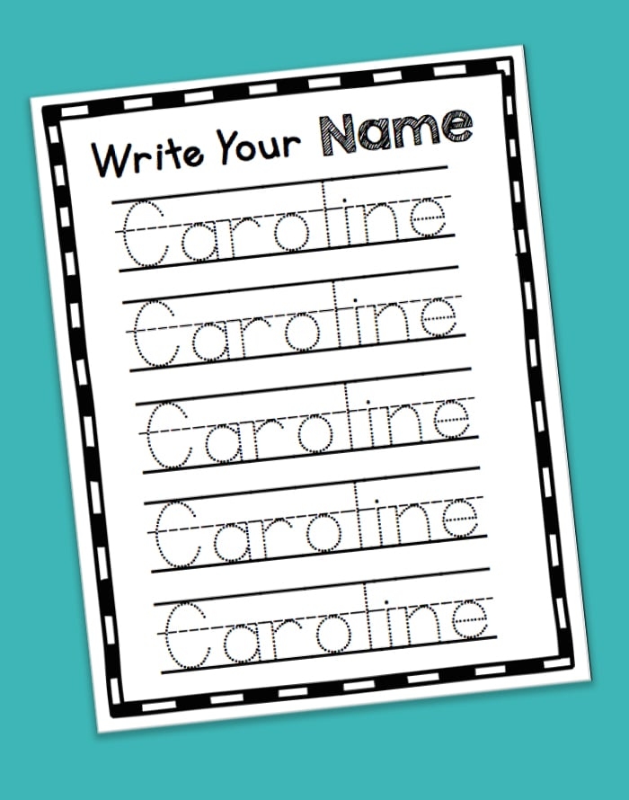 19 Free Printable Name Writing Activities For Preschoolers Kids 