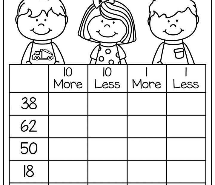 1st Grade Math Activities Printables