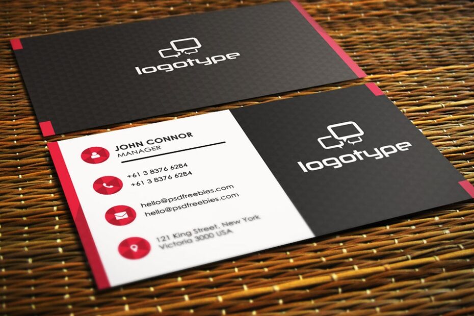 20 Free Business Card Templates PSD Download PSD