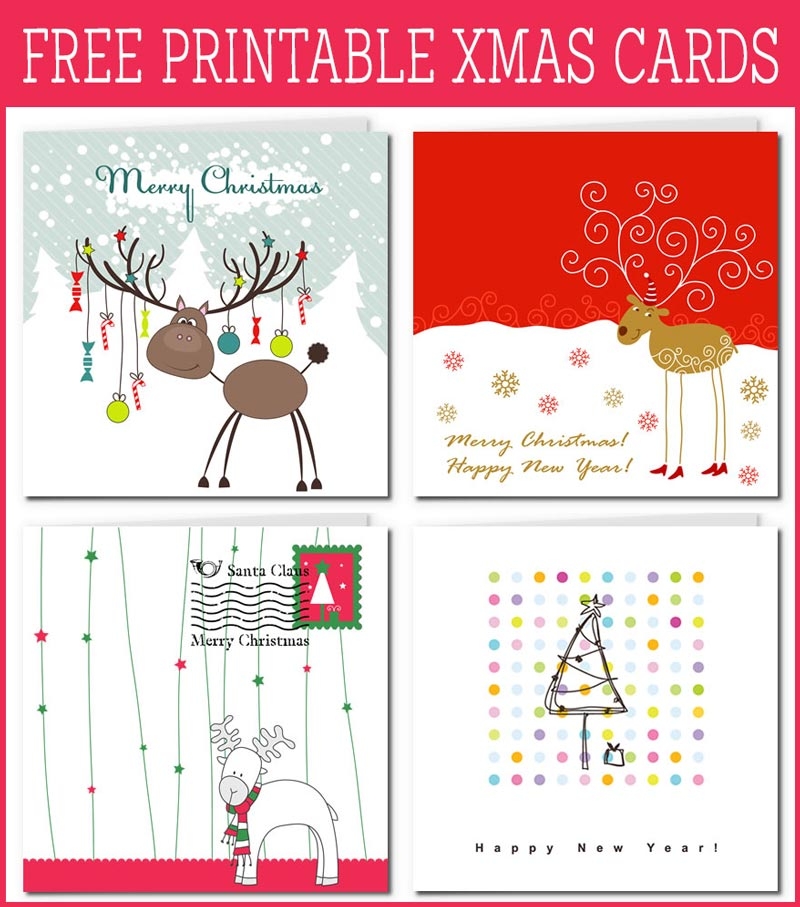 free christmas card making templates printable