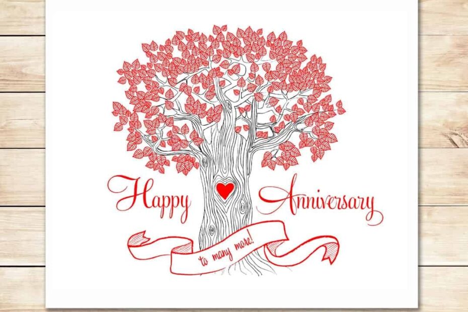 21 Free 39 Free Anniversary Card Templates Word Excel Formats