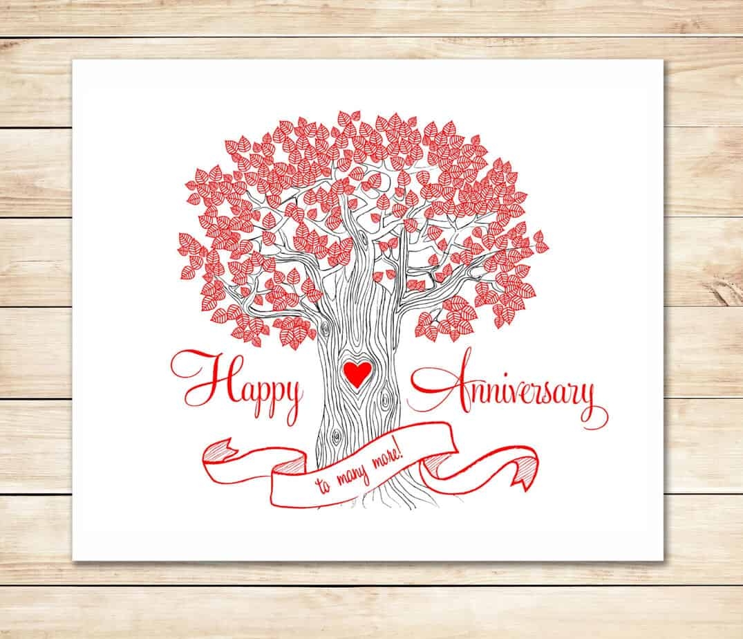 21 Free 39 Free Anniversary Card Templates Word Excel Formats