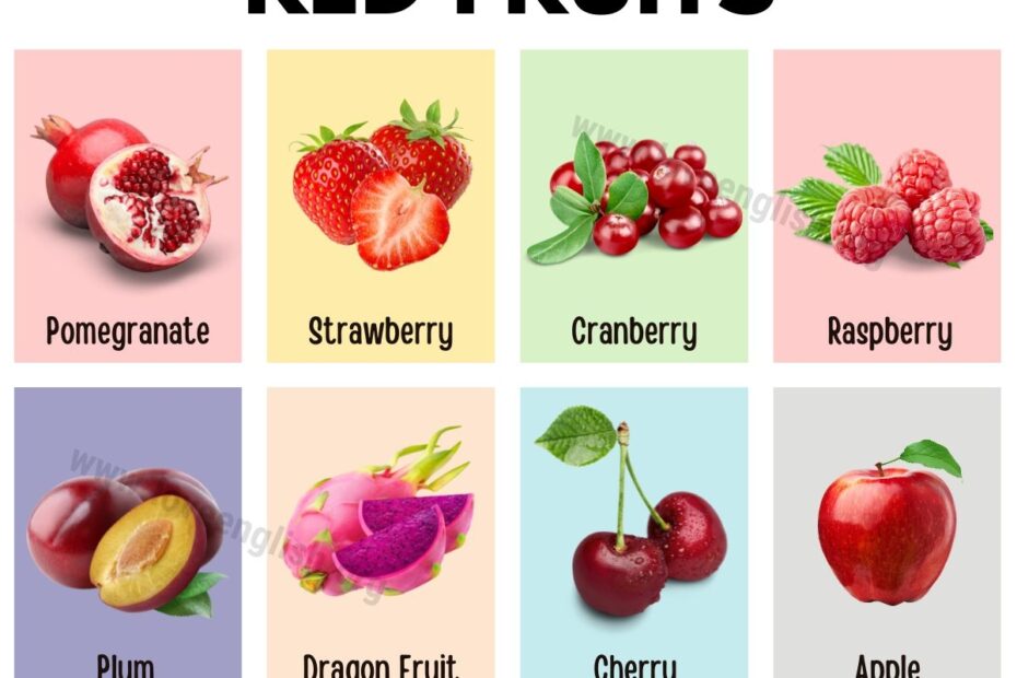 26 Healthiest Red Fruits You Should Eat Love English