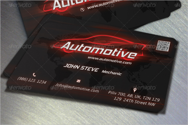 free printable automotive business card templates