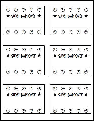 4 Best Free Printable Behavior Punch Card Templates Artofit