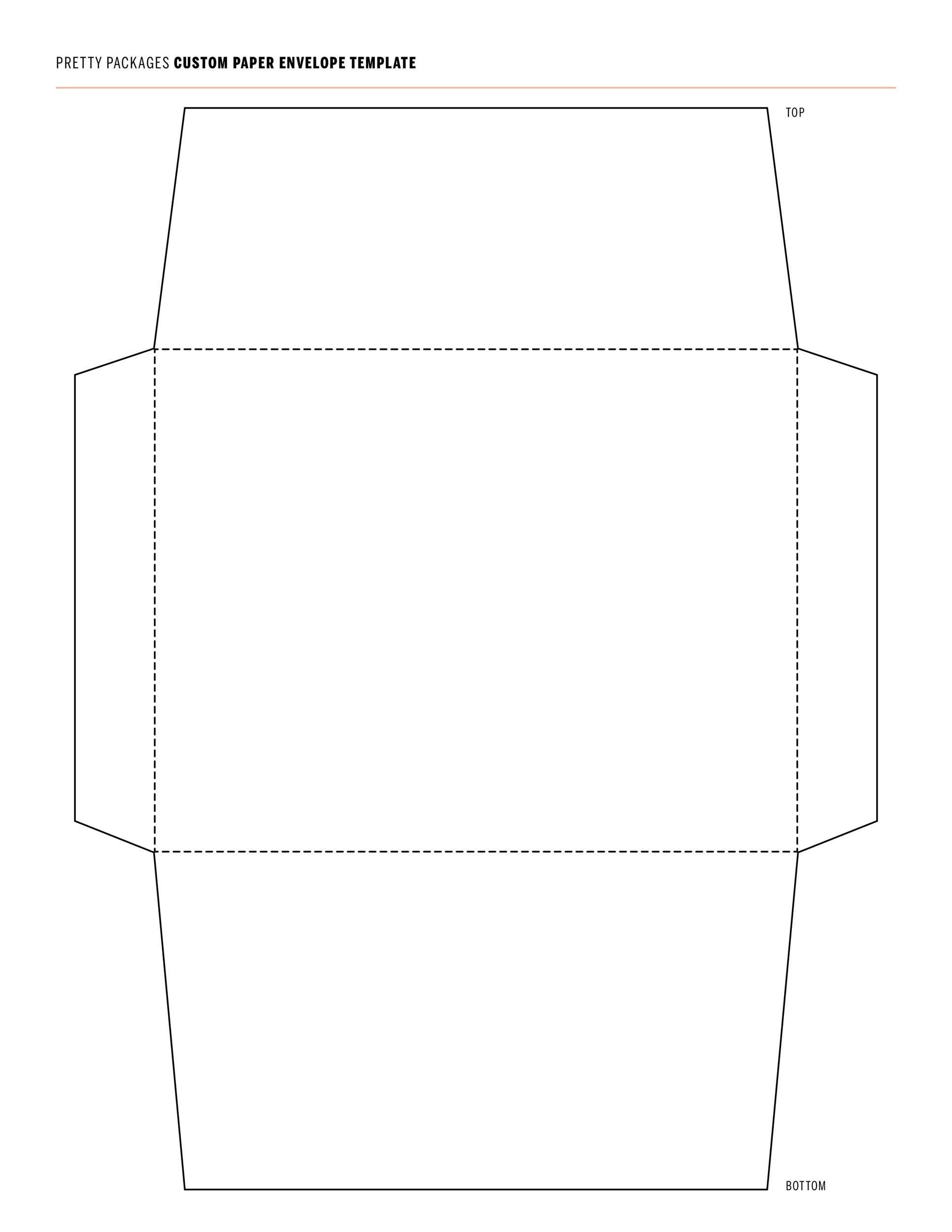 40 FREE Envelope Templates Word PDF Template Lab
