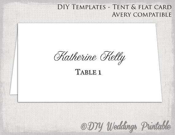 49 Printable Free Printable Escort Card Template Formating With Free 