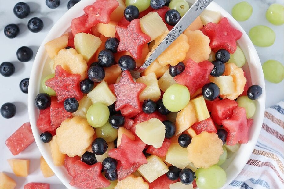 5 Ingredient Fresh Fruit Salad Recipe