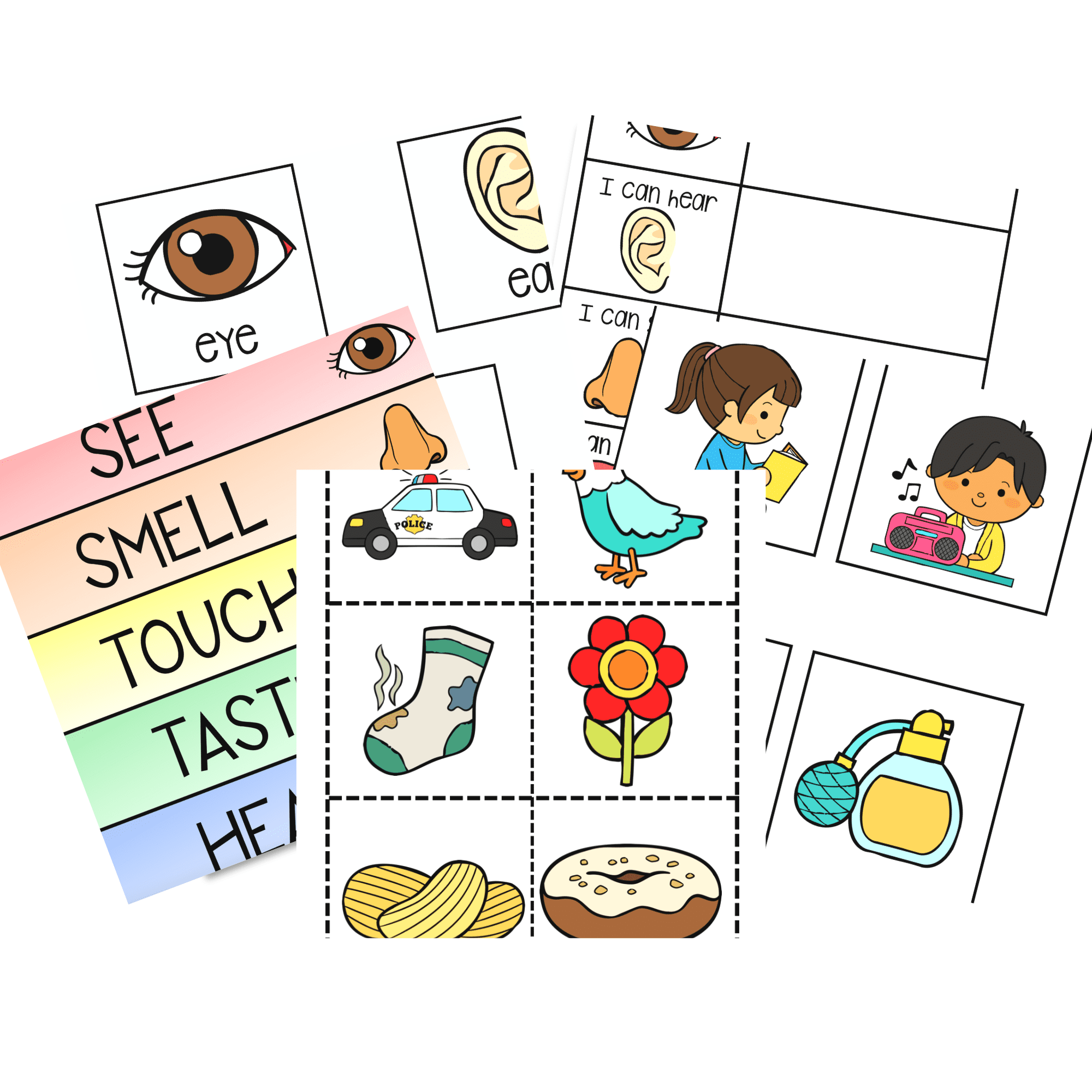 5 Senses Free Printables Free Printable