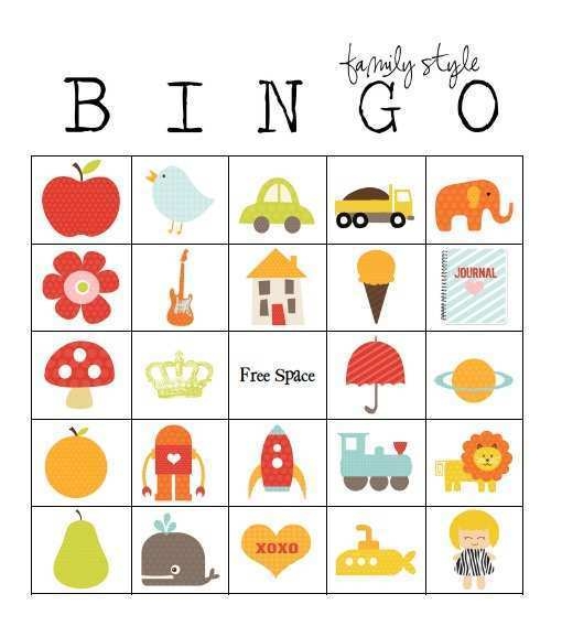 free printable game card template