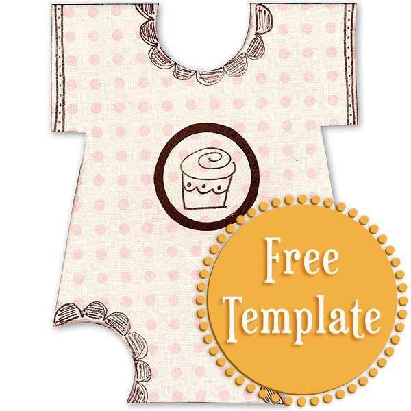 65 Format Free Printable Baby Onesie Card Template For Ms Word With 