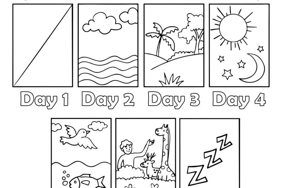 7 Days Of Creation Free Printables