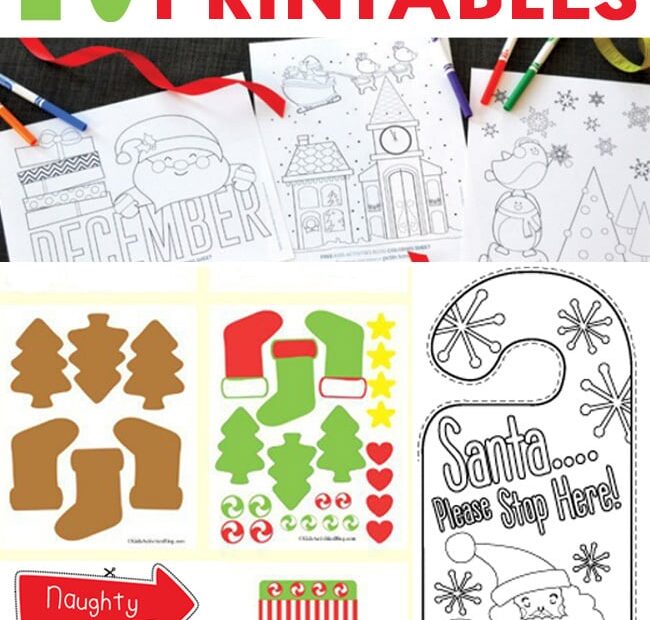 70 FREE Christmas Printables