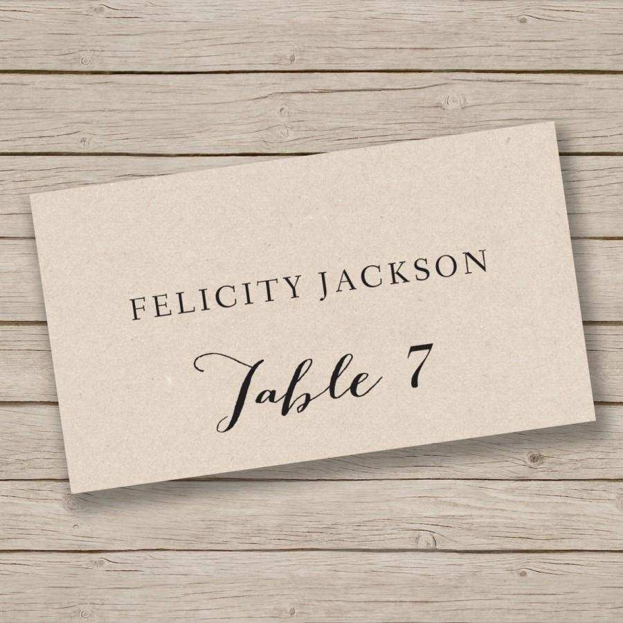 77 How To Create Free Printable Escort Card Template In Word With Free 