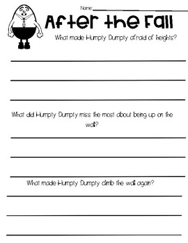 free printable humpty dumpty after the fall activities