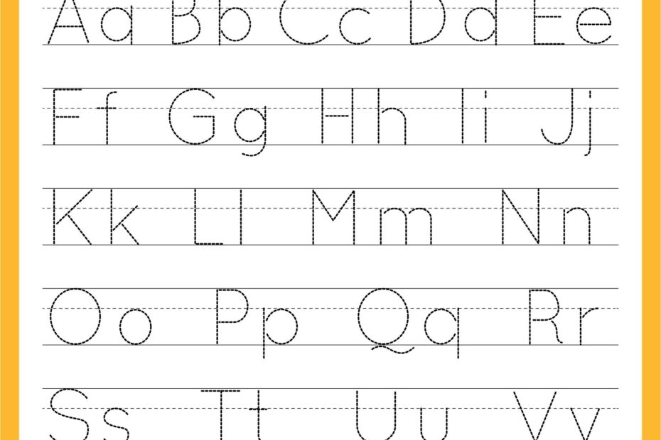 Alphabet Worksheets Kindergarten 20 Free PDF Printables Printablee