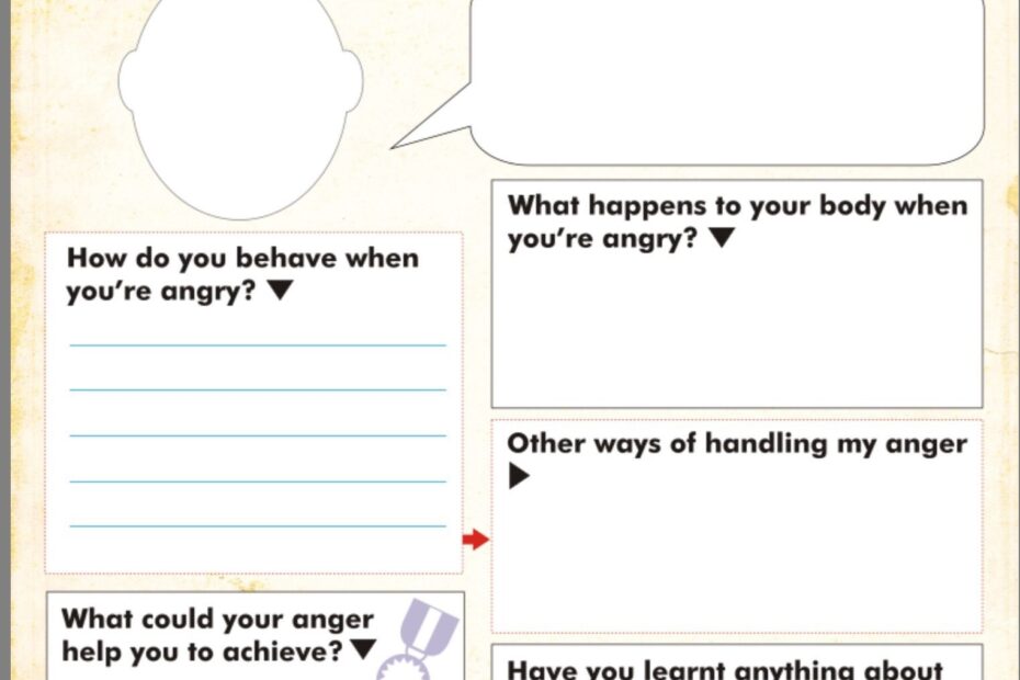 Anger Management Free Printable Worksheets Anger Management Worksheets