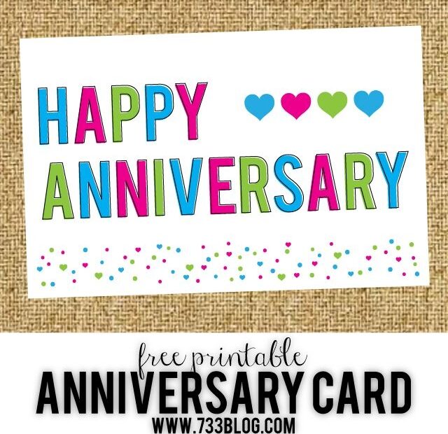 Anniversary Card Template Printable Template vercel app