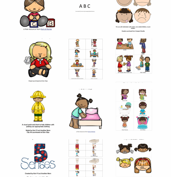 Autism Printable Activities