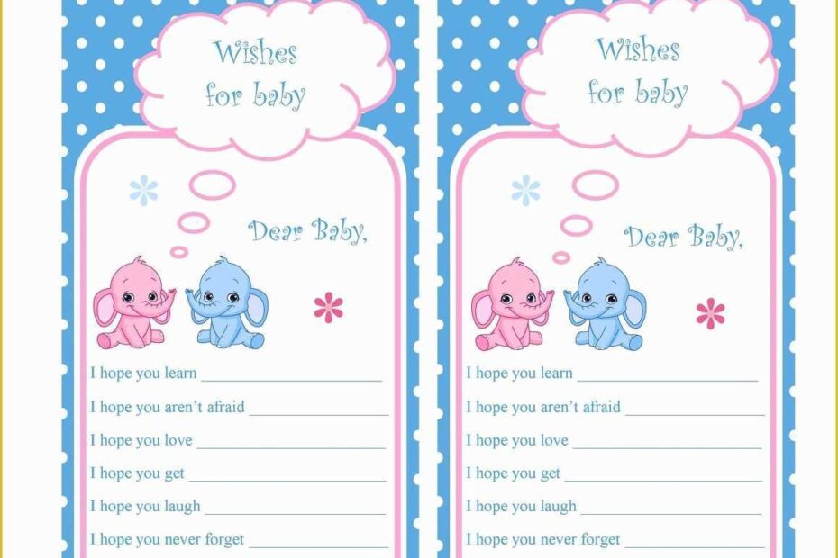 Baby Shower Card Printable