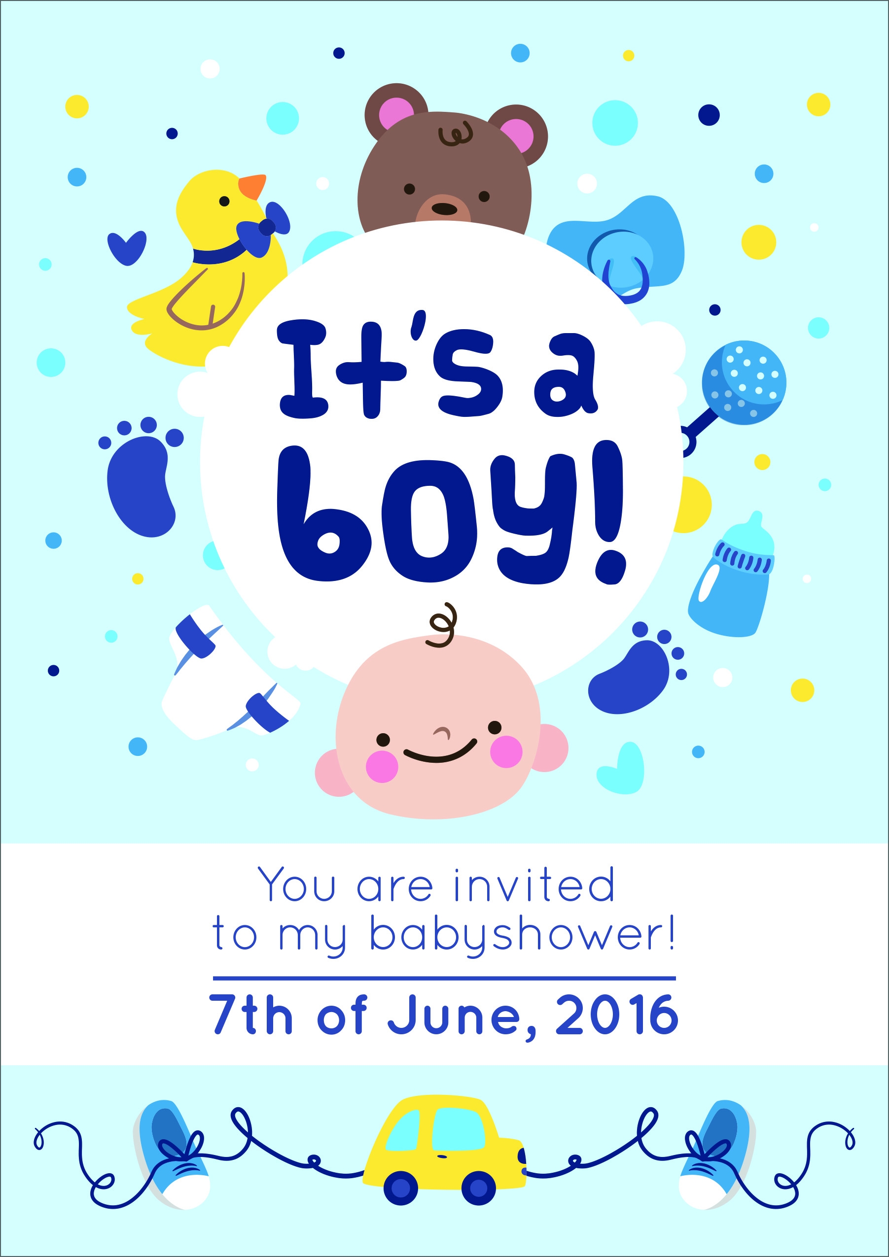 free printable baby shower card templates