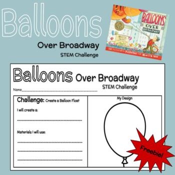 balloons over broadway activities printable
