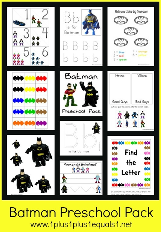 Batman Preschool Pack 1 1 1 1