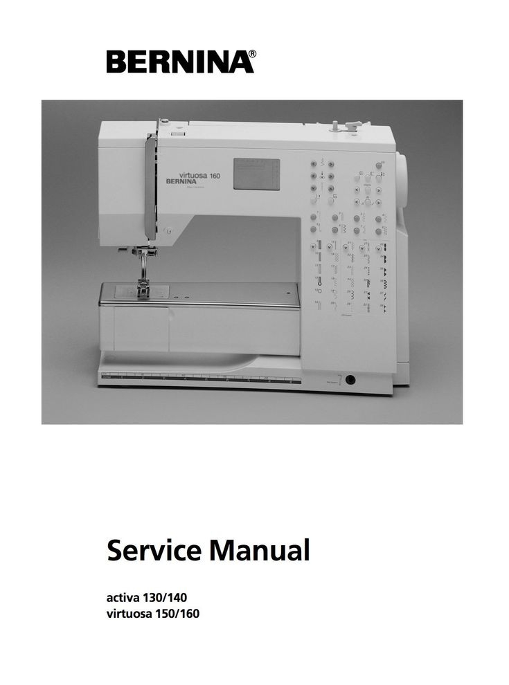 manual for bernina activa 130 free printable