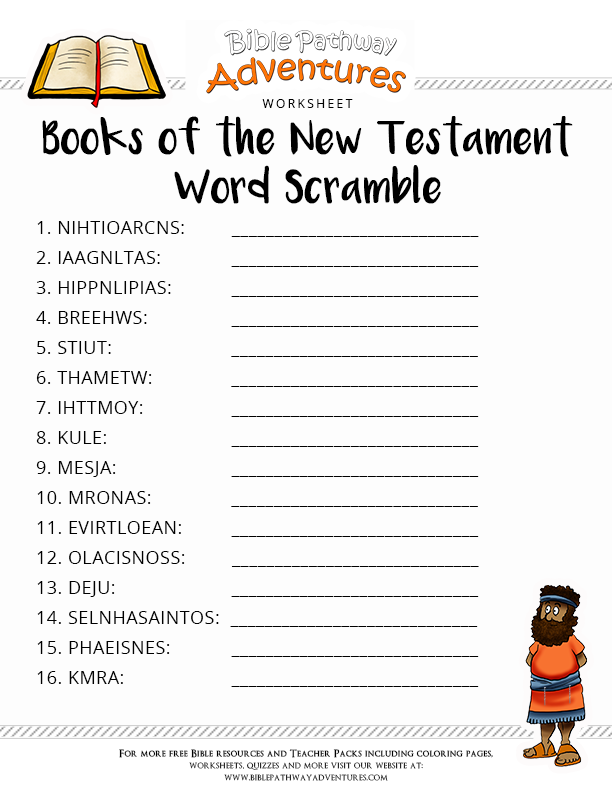Bible Games For Youth Printable Free