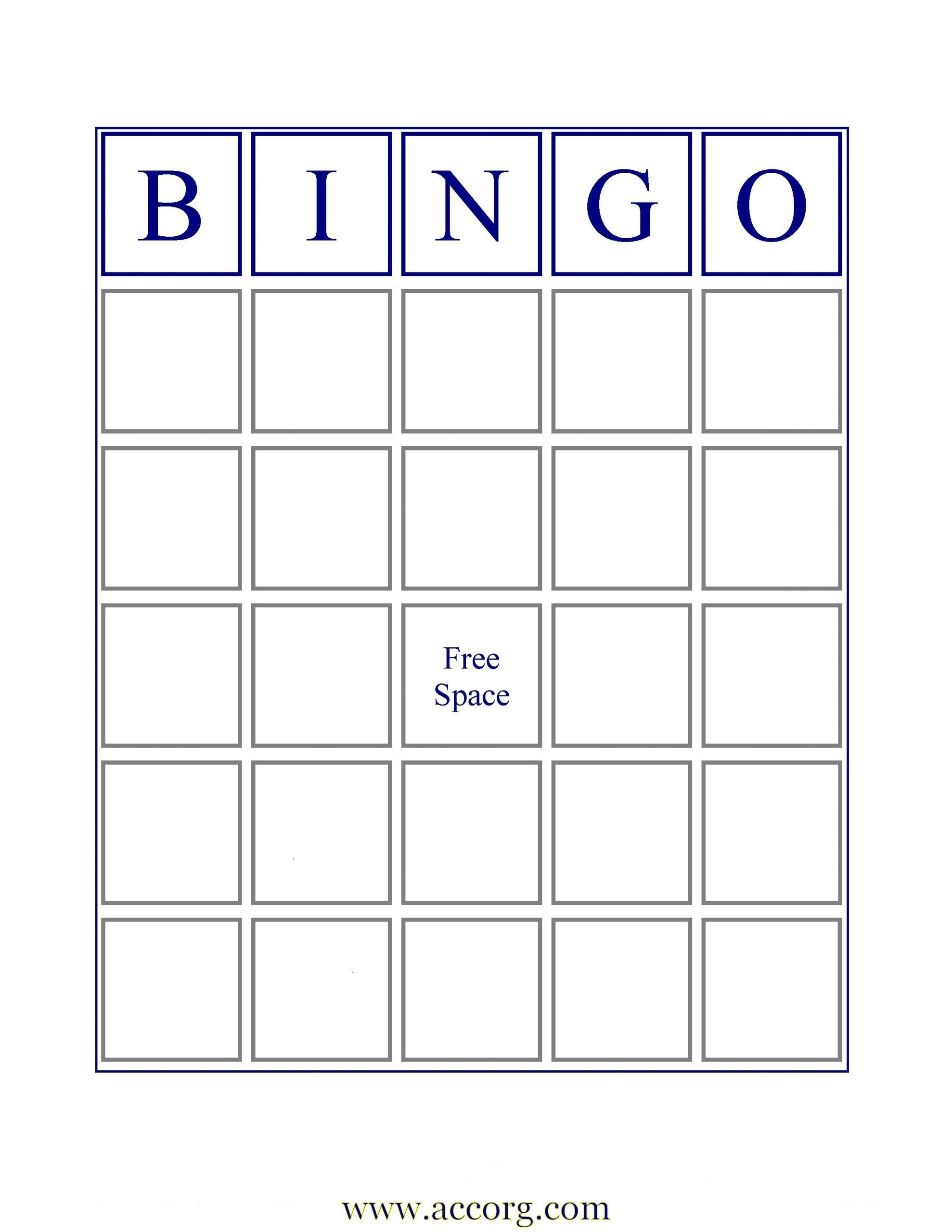 free printable blank bingo card template pdf