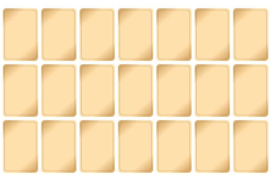 Blank Playing Card Template For Word 10 Free PDF Printables Printablee