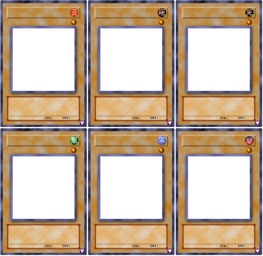 Blank Yugioh Card Template