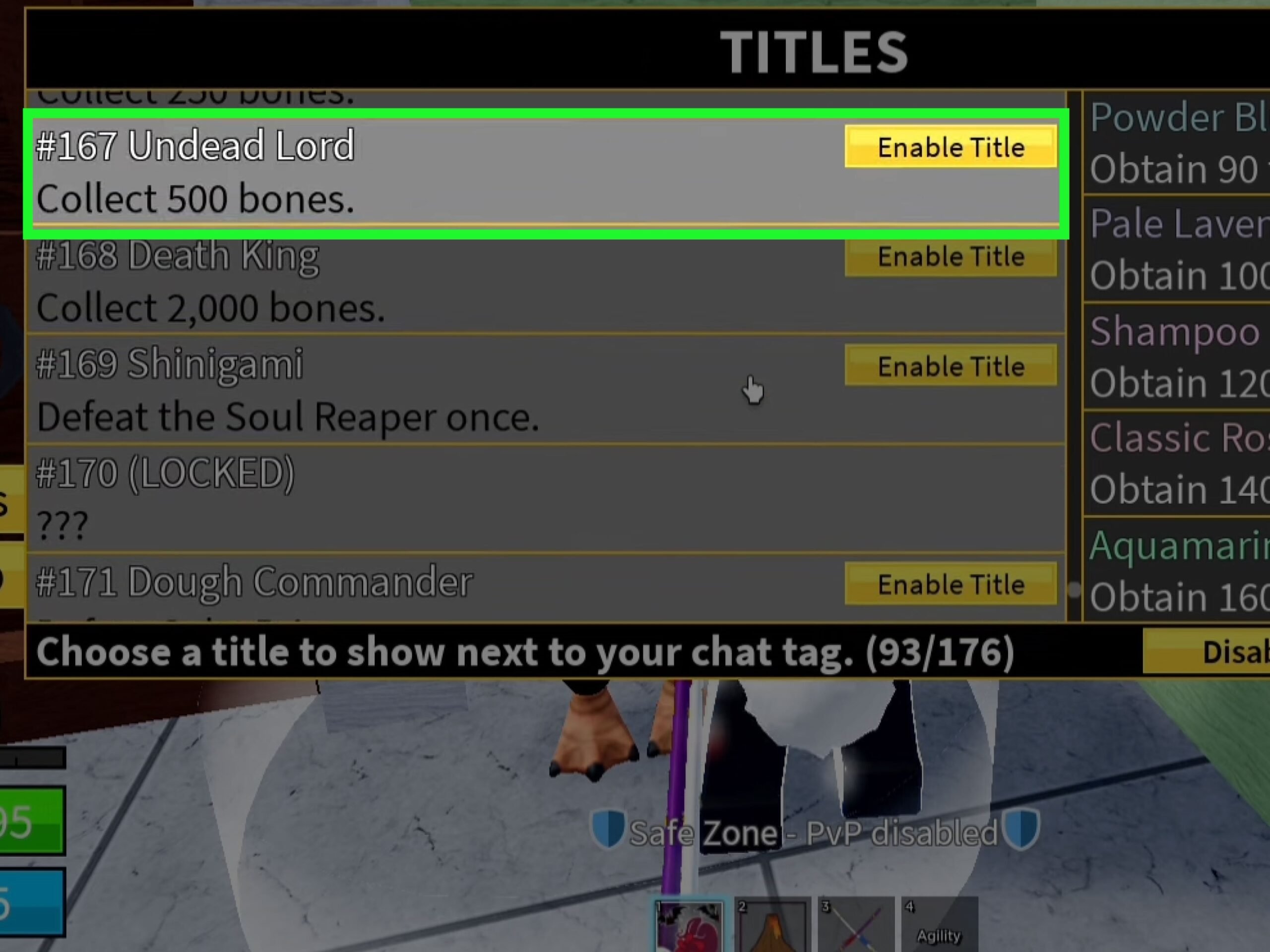 Blox Fruits Titles How To Get Them And The Rarest Ones