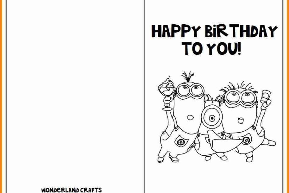 Boy Birthday Card Printable Free