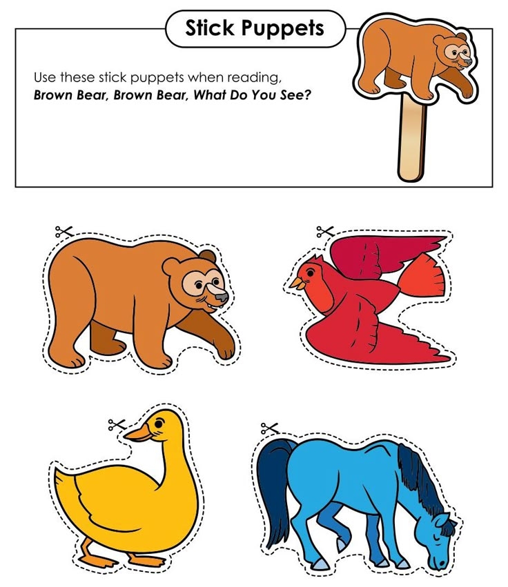 brown bear printable activities