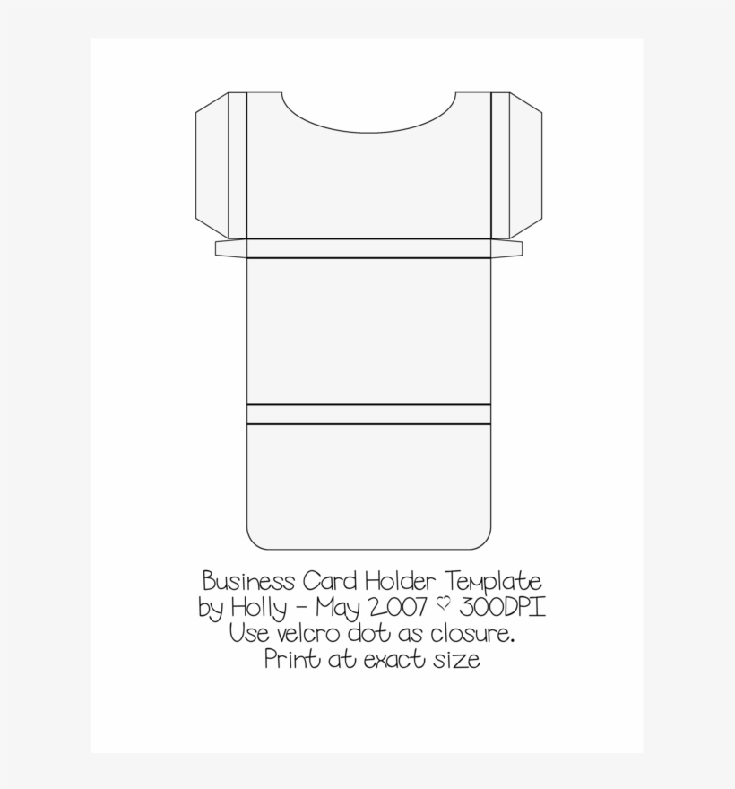 download printable business card holder template