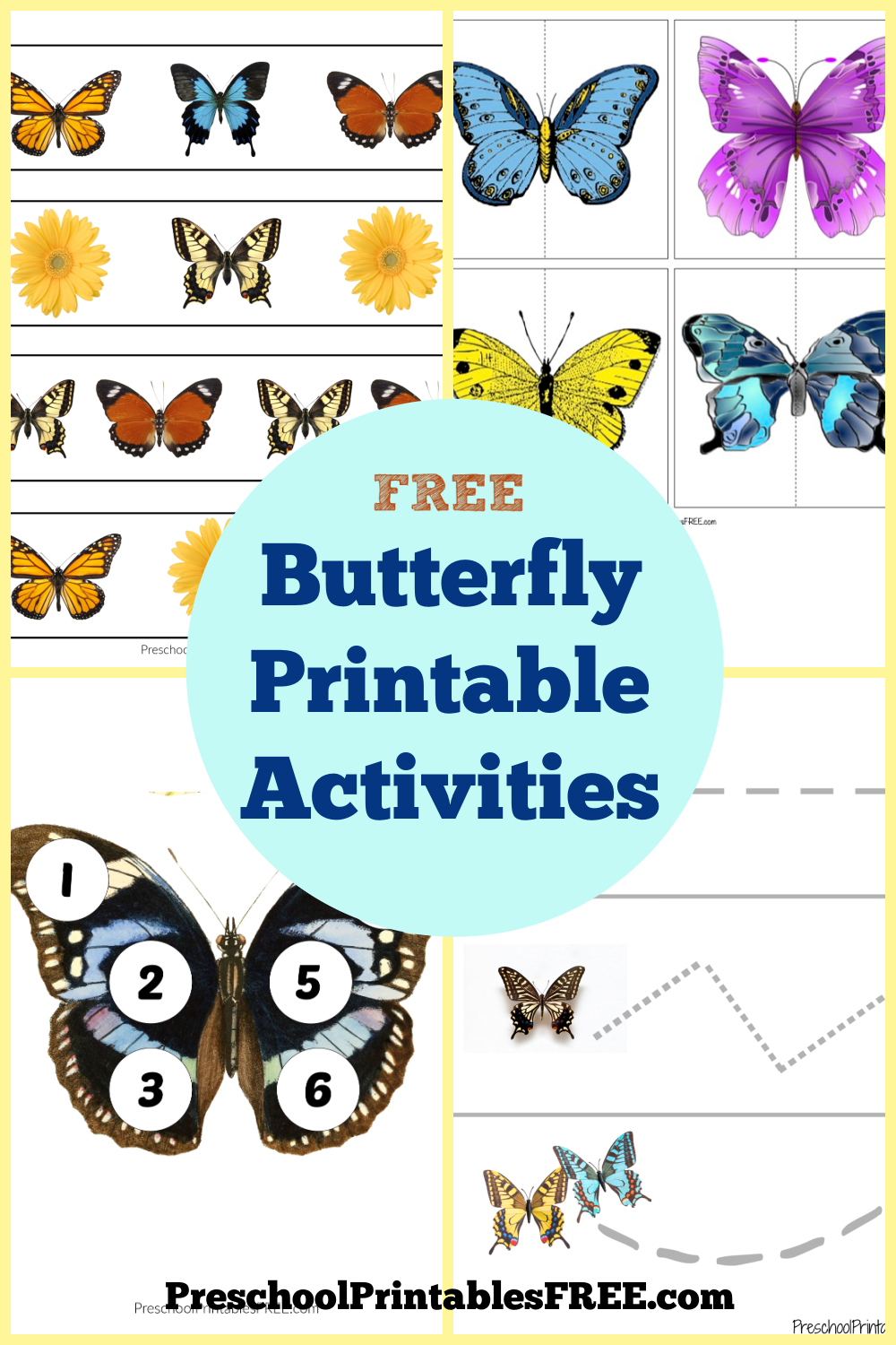 Butterfly Activities And Games For Preschool Free Preschool Printables