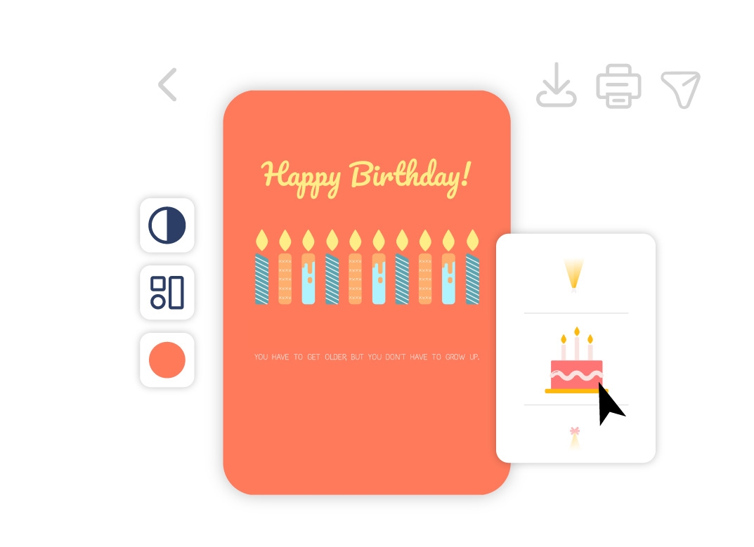 free printable card maker template