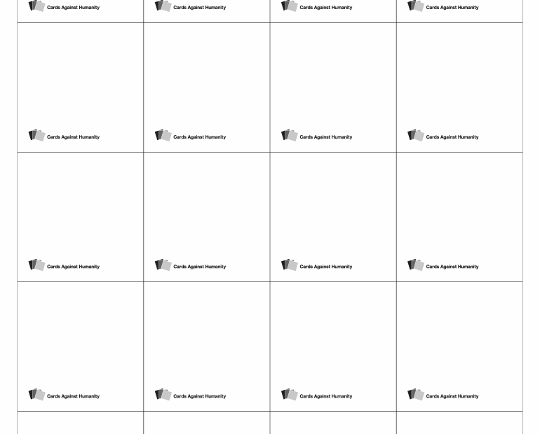 Cards Against Humanity Printables