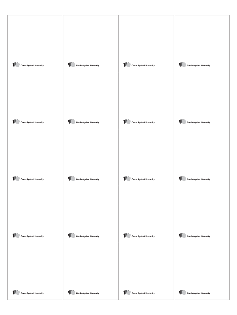 Cards Against Humanity Printables