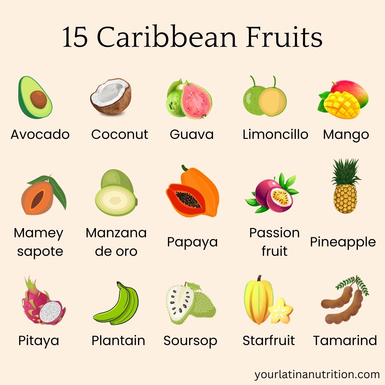 Caribbean Fruits A Complete Guide Your Latina Nutrition