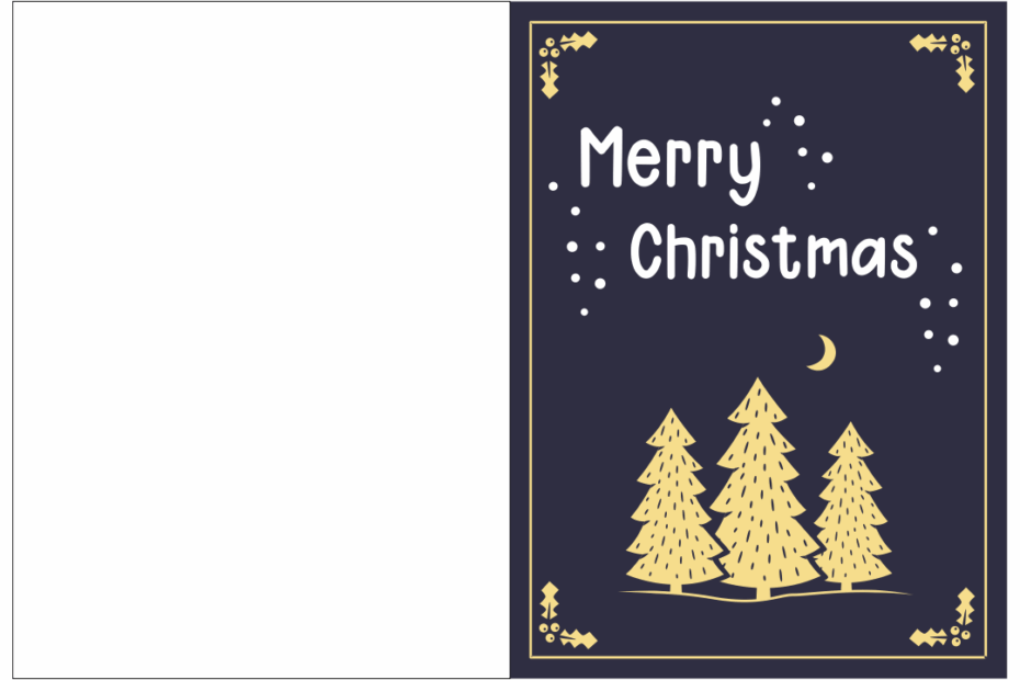 Christmas Card Template 10 Free PDF Printables Printablee