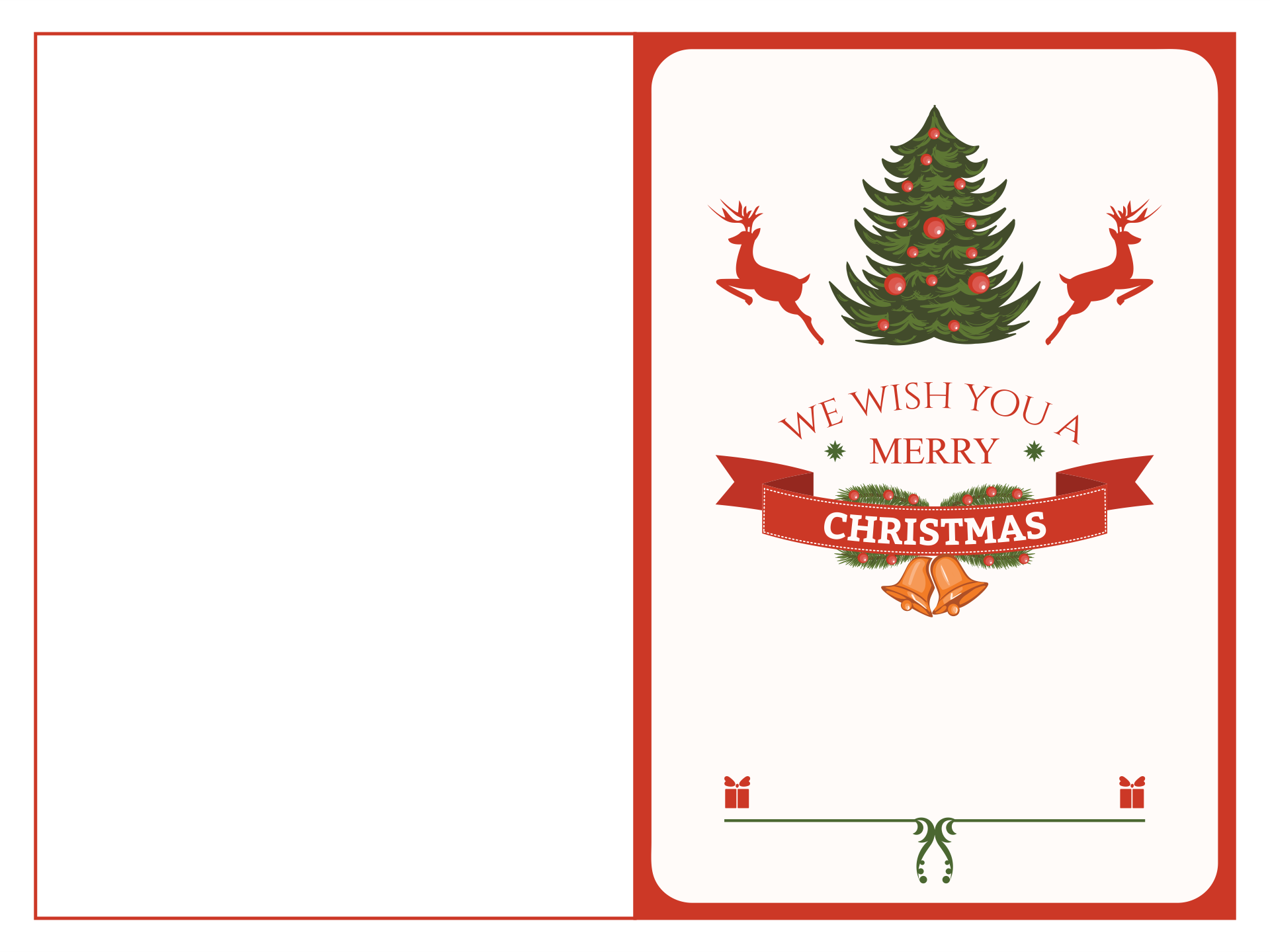 card template word free printable christmas custom