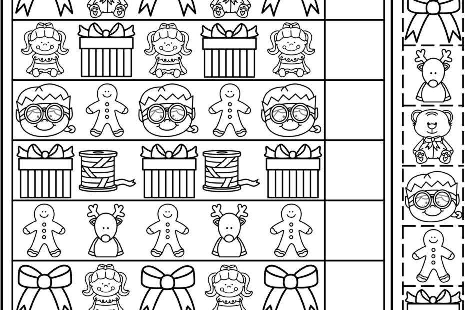 Christmas Printables For Kindergarten