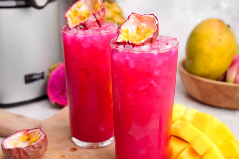 Cold Pressed Tropical Fruit Punch Juice The All Natural Vegan
