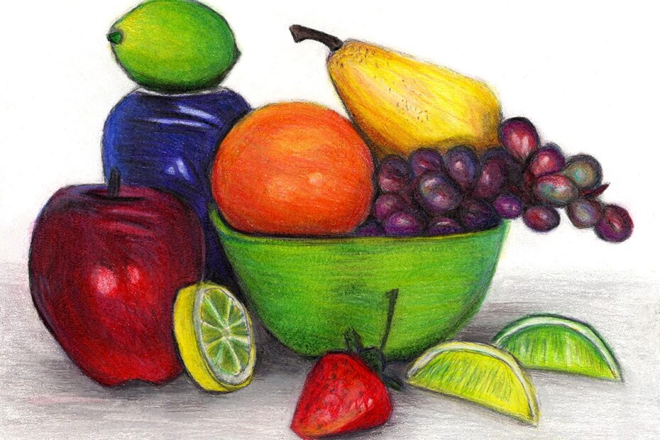 Colorful Fruit Still Life Dayton Art Institute