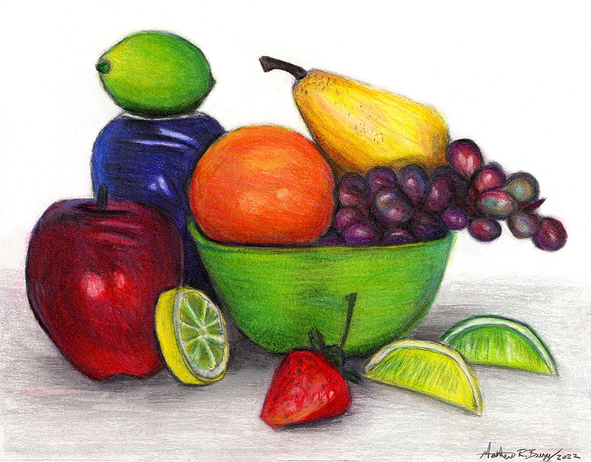 Colorful Fruit Still Life Dayton Art Institute