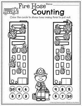 Community Helpers Free Preschool Worksheets