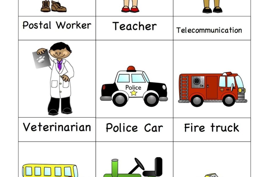 Community Helpers Free Printables
